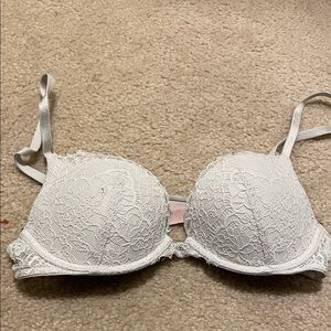 Victoria's Secret White Lace Bra